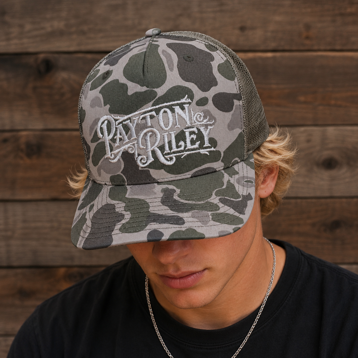Green Camo Hat